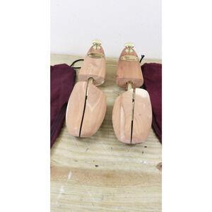 Vintage Allen Edmonds Small Medium Cider Shoe Tree with Globe USA NO SHOE BAGS